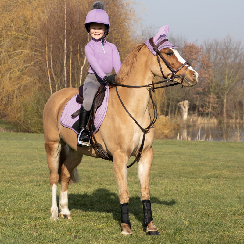 Hy Sport Active Hat Silk with Interchangeable Pom Pom - Blooming Lilac-2